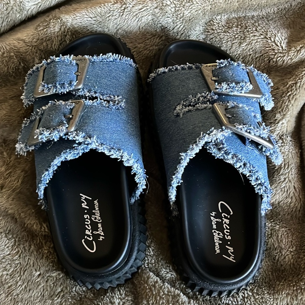Circus NY by Sam Edelman Denim Platform Sandals